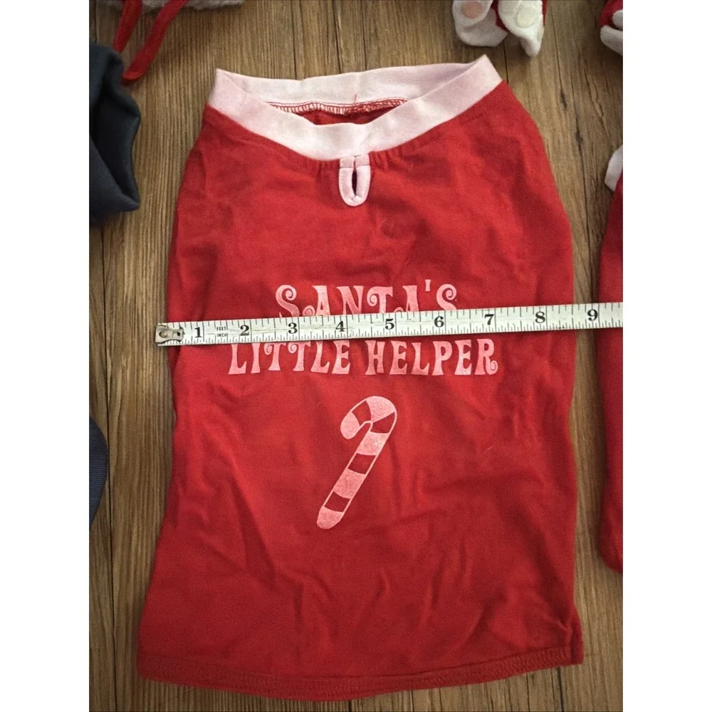 dog clothing lot size medium Christmas Themed Sweaters, Shirts, Hats, Socks